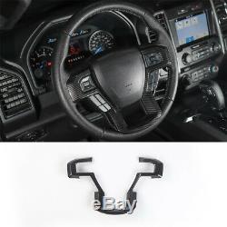 Car Interior Decor Accessories Steering Wheel & Console Cover Trim For Ford F150