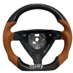 Car Steering Wheel Carbon Fiber Fit Porsche 911-997-987 Boxster Cayman 05-08 NEW