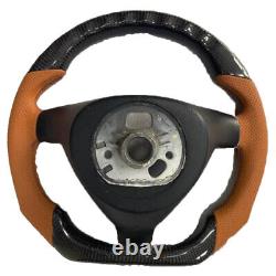 Car Steering Wheel Carbon Fiber Fit Porsche 911-997-987 Boxster Cayman 05-08 NEW