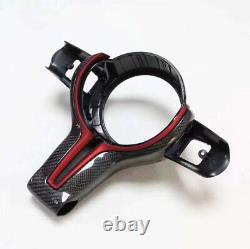 Car Steering Wheel Trim Carbon Fiber Red For BMW F20 F30 F32 F10 F12 M3 M4