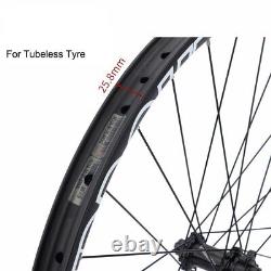 Carbon Fiber 29er MTB Wheelset 27.5er Mountain Bike Wheels Tubeless Thru Axle