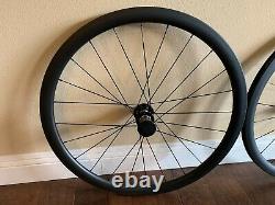 Carbon Fiber 700C 38mm Road Disc Brake Wheelset Cyclocross Wheels