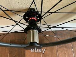 Carbon Fiber 700C 38mm Road Disc Brake Wheelset Cyclocross Wheels