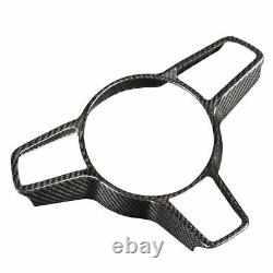 Carbon Fiber Car Steering Wheel Trim For Porsche 718 911 Panamera Macan Cayenn