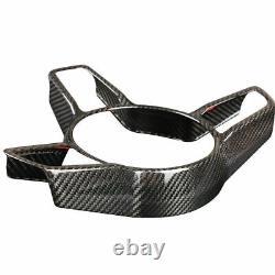 Carbon Fiber Car Steering Wheel Trim For Porsche 718 911 Panamera Macan Cayenn