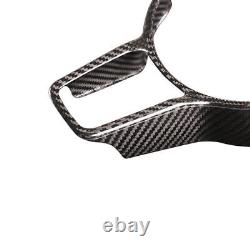 Carbon Fiber Car Steering Wheel Trim For Porsche 718 911 Panamera Macan Cayenn