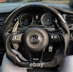 Carbon Fiber Custom Sport Steering Wheel for VW Golf MK7 GTI Golf Golf GTI R15+