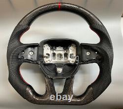 Carbon Fiber Custom Steering Wheel for Dodge Charger Challenger Scat SRT GT 15+