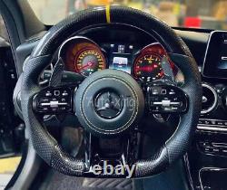 Carbon Fiber Custom Steering Wheel for Mercedes-Benz AMG G63 GLE S63 G W 2004+