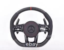 Carbon Fiber Custom Steering Wheel for Mercedes-Benz AMG G63 GLE S63 G W 2004+