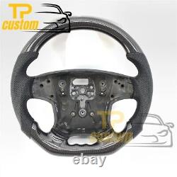 Carbon Fiber Customized Steering Wheel fit for Volvo S80 2007-2008 Black Leather