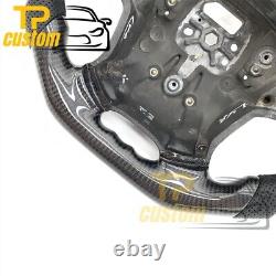 Carbon Fiber Customized Steering Wheel fit for Volvo S80 2007-2008 Black Leather