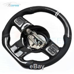 Carbon Fiber Flat Bottom Special Customized Steering Wheel for Jeep Wrangler