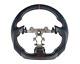 Carbon Fiber Flat Bottom Steering Wheel Black Leather For Infiniti G37 2008-2013