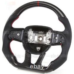 Carbon Fiber Flat Bottom Steering Wheel for Dodge Charger Challenger SRT GT Scat