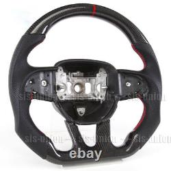 Carbon Fiber Flat Bottom Steering Wheel for Dodge Charger Challenger SRT GT Scat