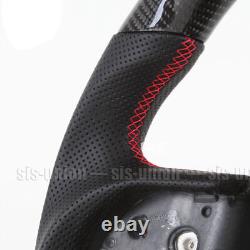 Carbon Fiber Flat Bottom Steering Wheel for Dodge Charger Challenger SRT GT Scat