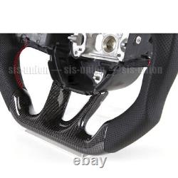 Carbon Fiber Flat Bottom Steering Wheel for Dodge Charger Challenger SRT GT Scat