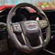 Carbon Fiber Flat Bottom Steering Wheel for GMC Sierra 2019+ withPaddles Heated