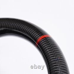 Carbon Fiber Flat Bottom Steering Wheel for GMC Sierra 2019+ withPaddles Heated