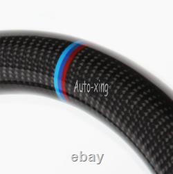 Carbon Fiber Flat Perforated Steering Wheel for BMW F80 F82 F30 X5 X M1 M2 M3 M4