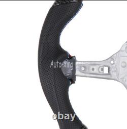 Carbon Fiber Flat Perforated Steering Wheel for BMW F80 F82 F30 X5 X M1 M2 M3 M4