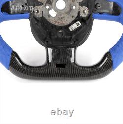 Carbon Fiber Flat Preforated Steering Wheel for Audi A5 A4 S4 S5 S6 B7 B8 2008+
