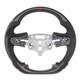 Carbon Fiber Flat Sport Steering Wheel Fit GMC Sierra 1500 2019-2024 No Heated