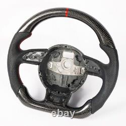 Carbon Fiber Flat Sports Steering Wheel for Audi B8.5 2013+ S3 S4 S5 S6 S7 S8