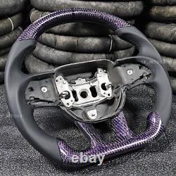 Carbon Fiber HEATED Steering Wheel Fit 15+ Dodge Challenger Charger SRT Hellcat