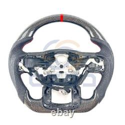 Carbon Fiber Hetaed Steering Wheel Fit Ford F150 F250 Raptor 2015+ withPaddles