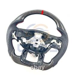 Carbon Fiber Hetaed Steering Wheel Fit Ford F150 F250 Raptor 2015+ withPaddles