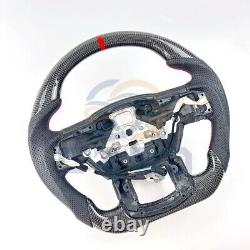 Carbon Fiber Hetaed Steering Wheel Fit Ford F150 F250 Raptor 2015+ withPaddles