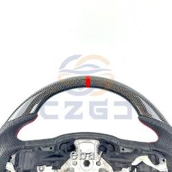 Carbon Fiber Hetaed Steering Wheel Fit Ford F150 F250 Raptor 2015+ withPaddles