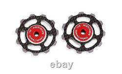 Carbon Fiber Jockey Wheels with Ceramic Bearings for Shimano & SRAM 6.5g 11speed