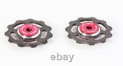Carbon Fiber Jockey Wheels with Ceramic Bearings for Shimano & SRAM 6.5g 11speed