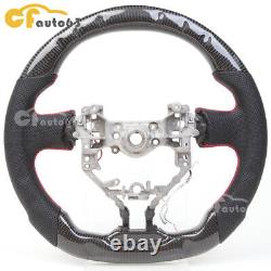 Carbon Fiber LED Perforated Leather Steering Wheel For 12-16 Toyota GT86 BRZ