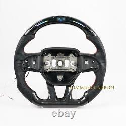 Carbon Fiber LED Steering Wheel Fit Dodge Charger Challenger Durango SRT 2015+