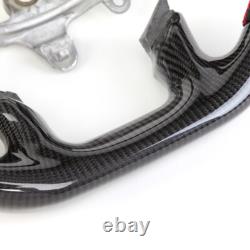 Carbon Fiber LED Steering Wheel Fit Dodge RAM 1500 with Heated 2019-2024 Manual