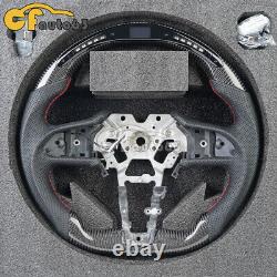 Carbon Fiber LED Steering Wheel For 19+ Infiniti Q50 17-21 Q60 QX60 No Heated