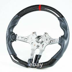 Carbon Fiber Leather Flat Bottom Steering Wheel For BMW F80 M3 F82 M4