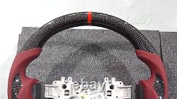 Carbon Fiber Leather Steering Wheel For Lexus ISF 200 250 300 350 ES RC F 2015+