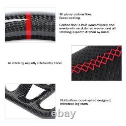 Carbon Fiber Leather Steering Wheel for Dodge Charger Challenger OHC Motors BT