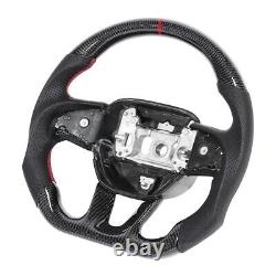 Carbon Fiber Leather Steering Wheel for Dodge Charger Challenger OHC Motors BT