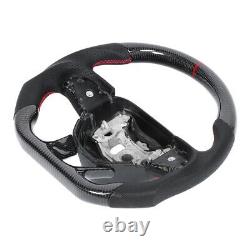 Carbon Fiber Leather Steering Wheel for Dodge Charger Challenger OHC Motors BT