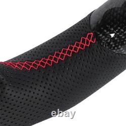 Carbon Fiber Leather Steering Wheel for Dodge Charger Challenger OHC Motors BT