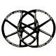 Carbon Fiber Mountain Bike Wheels 6 Spoke 26/27.5/29er Mtb Bicycle Wheelset