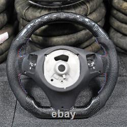 Carbon Fiber Perforated LED Steering Wheel for BMW E90 E92 E93 M3 328i 335i 135i