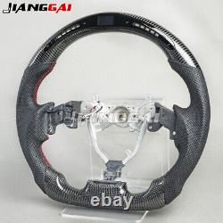 Carbon Fiber Perforated Leather LED Steering Wheel Fits 06-11 Lexus IS 250 350
