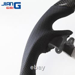 Carbon Fiber Perforated Leather LED Steering Wheel for INFINITI 08-13 G37X G37